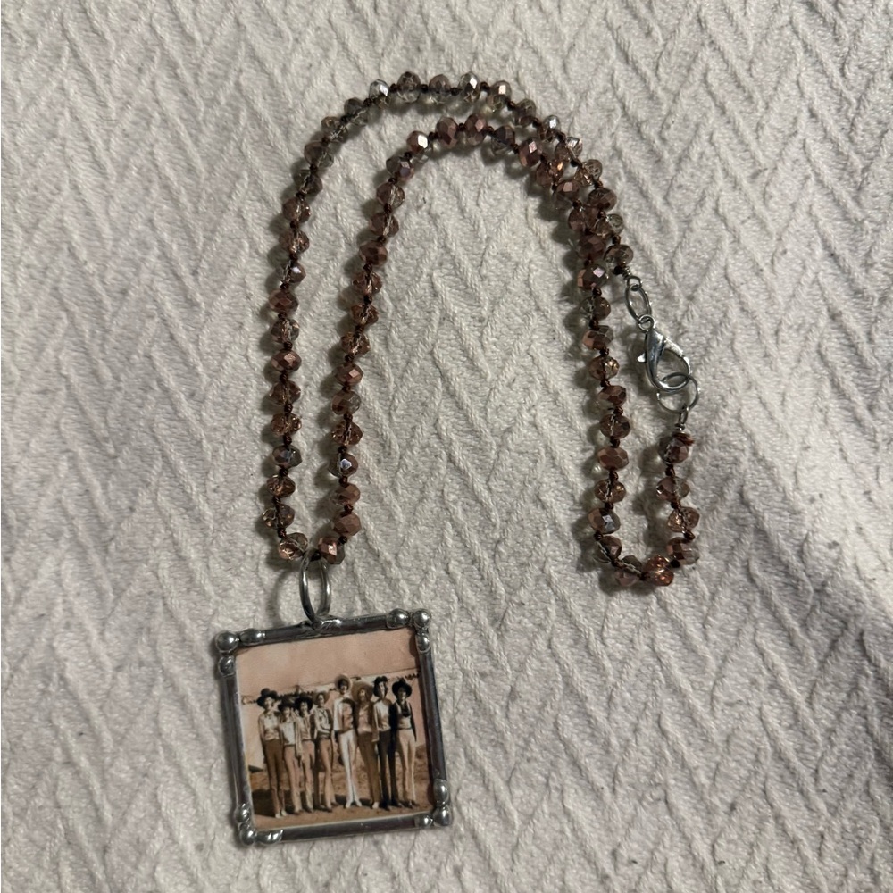 Vintage Photo Pendant Necklace
